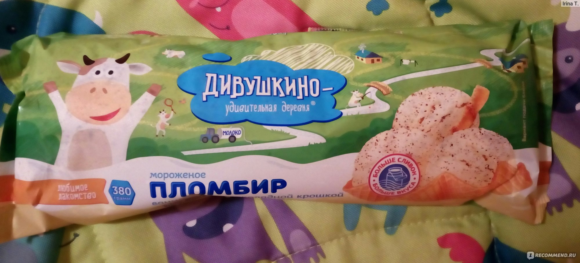 Мороженое ДИВУШКИНО С шоколадной крошкой
