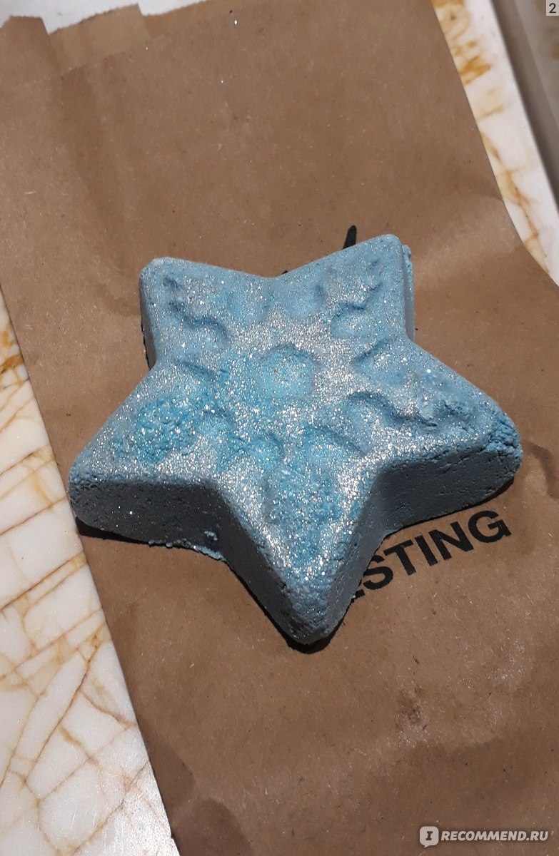 Пена для ванны Lush Многоразовая Frozen - «Вода цвета мутного моря и ...