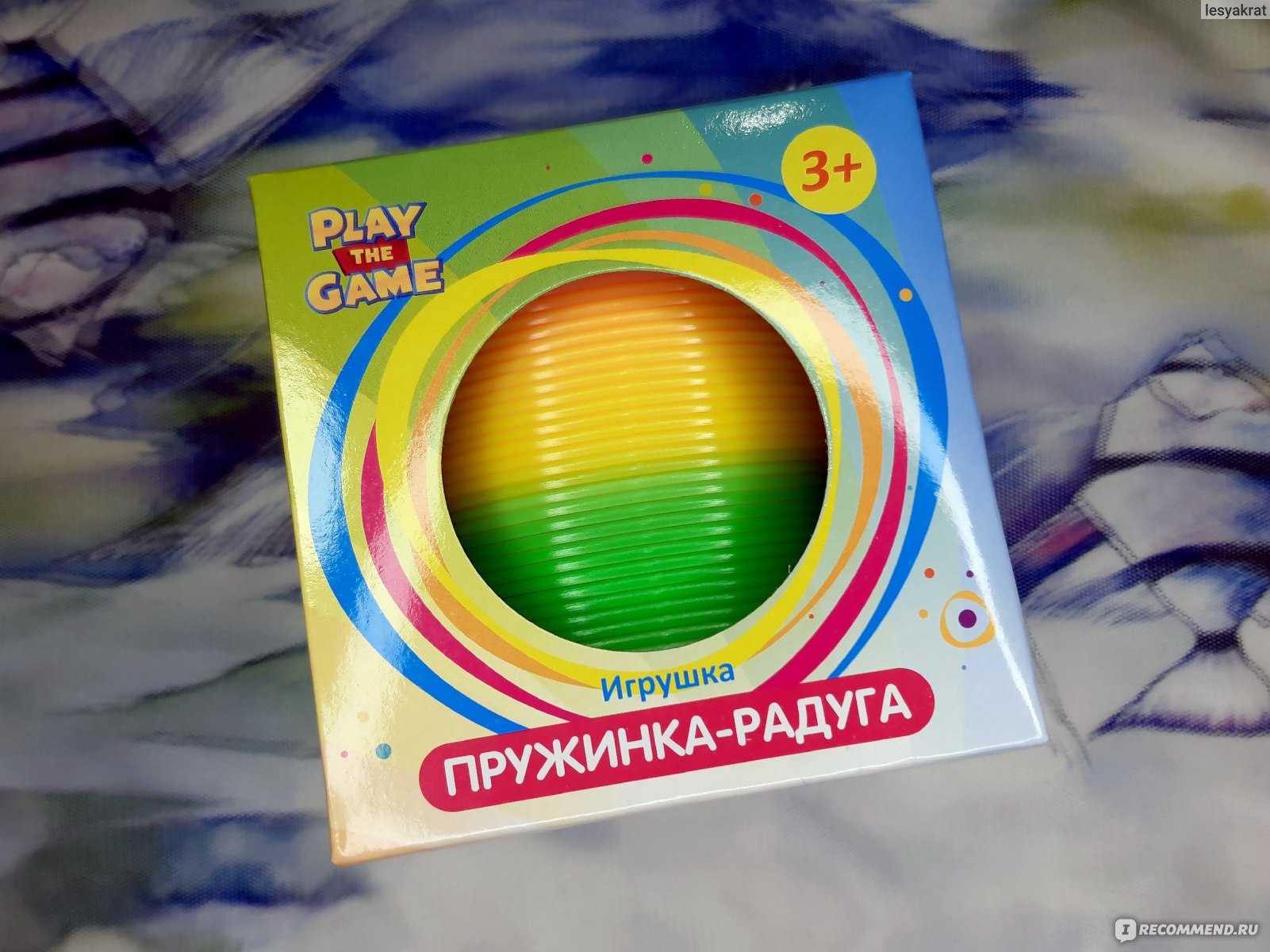 Игрушки Play the game Пружинка-радуга - «Игрушка из детства. Качественная,  надежная пружинка» | отзывы