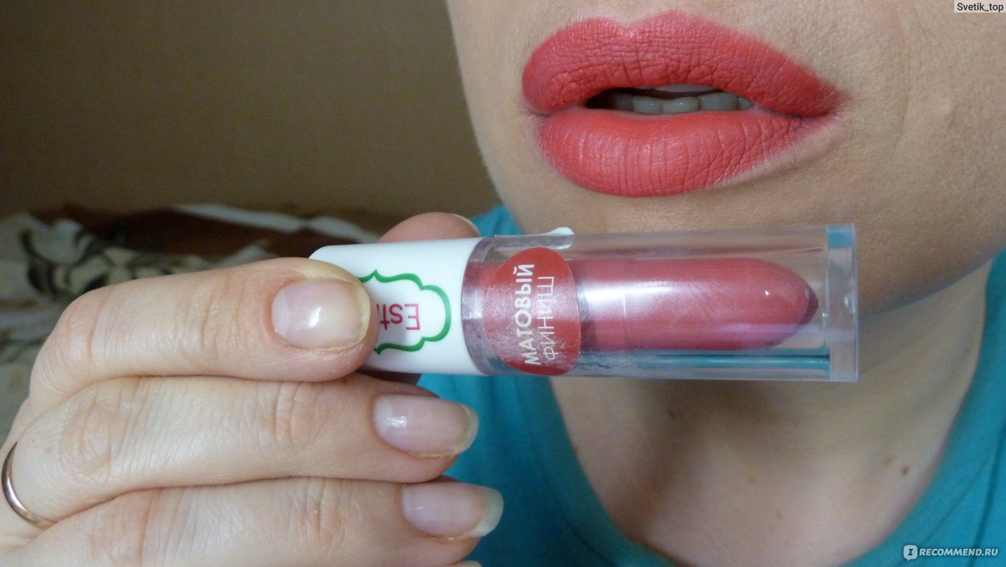 Тинт для губ Estrade tint velours Amelie - «02 и 03 оттенок на губах ...