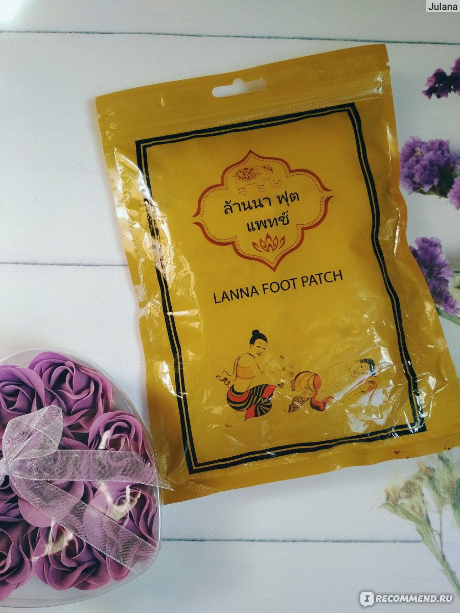 Детокс-патчи для ног Shanti Gravity «Lanna foot patch» фото