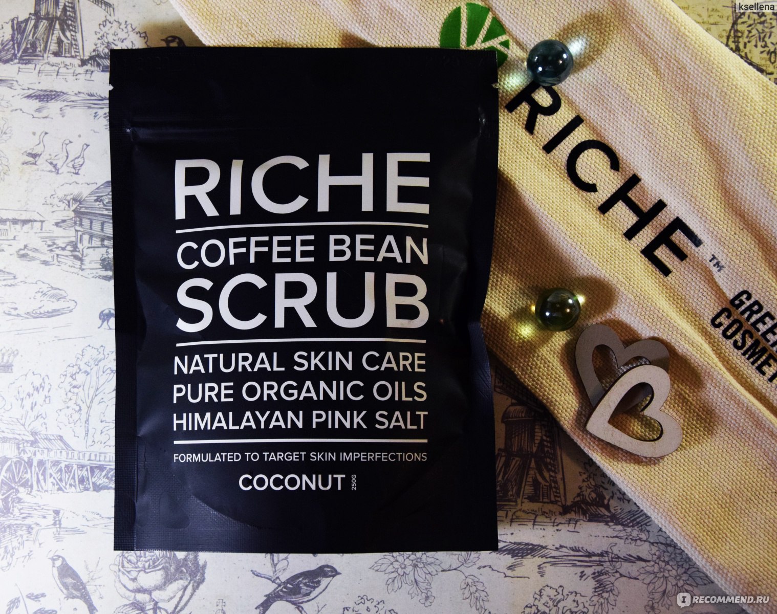 Скраб для тела RICHE Coffee Bean Scrub Coconut - «Шикарный кофейный ...
