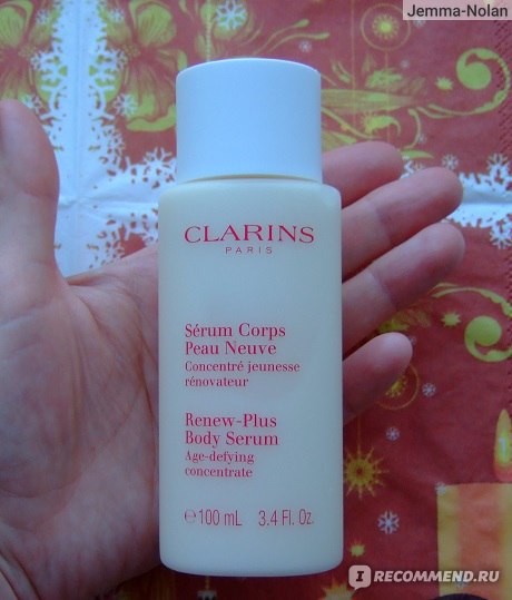 Омолаживающая сыворотка для тела Clarins Serum Corps Peau Neuve фото