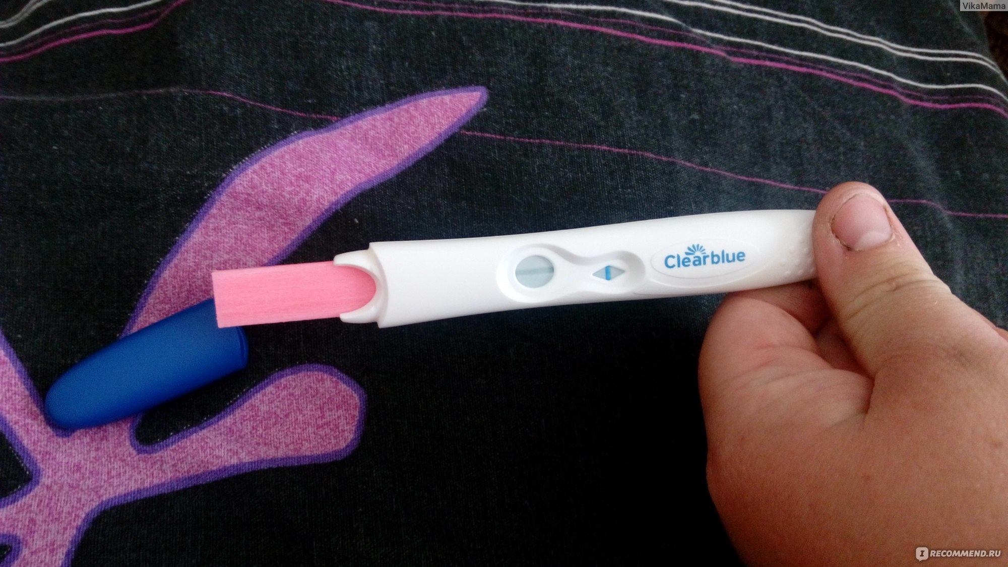 Тесты на беременность ClearBlue Easy с окрашивающимся наконечником фото
