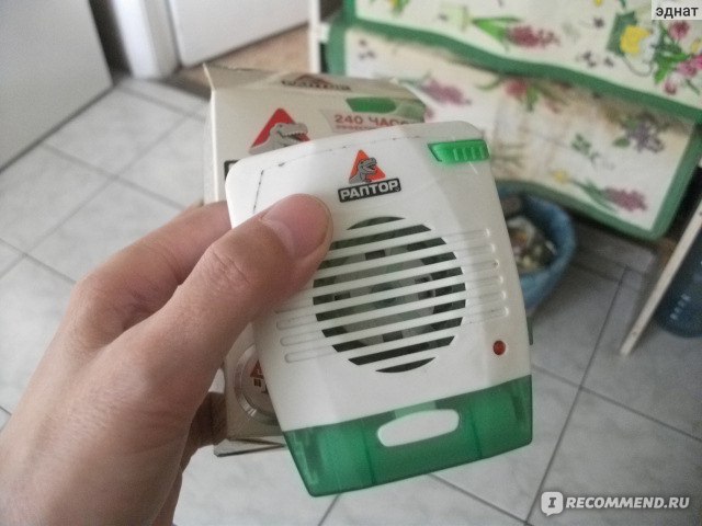 Средство от комаров Раптор MOBILE Прибор на батарейках + сменный картридж, 240 часов фото