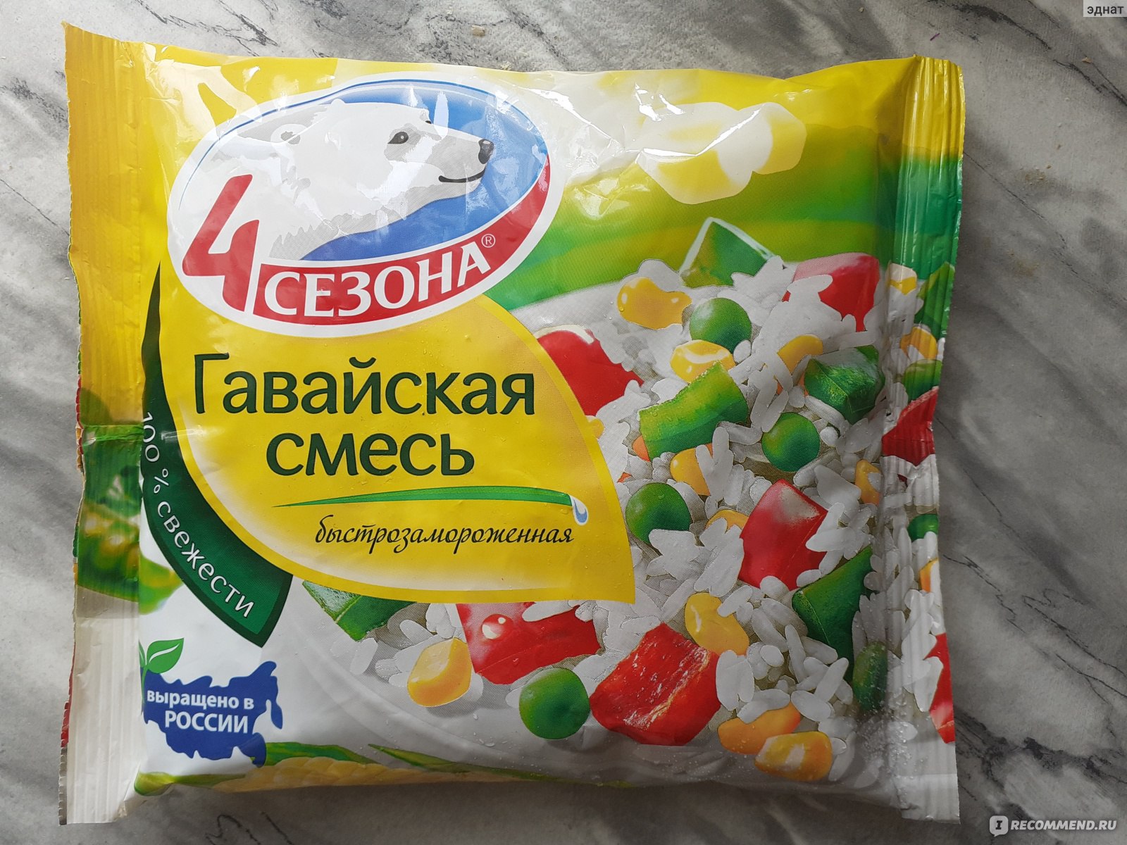 Овощные смеси 4 сезона Гавайская смесь - «Вкусный и сытный ужин из  Гавайской смеси 4 сезона» | отзывы