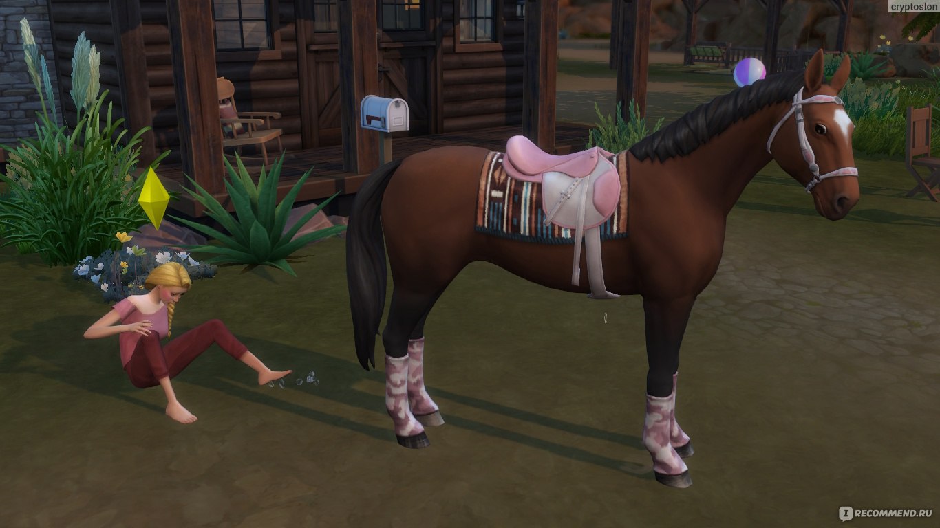 The Sims 4: Конное ранчо - «🐎 Долгожданные лошади в Симс 4 Конное ранчо!  Дополнение очень понравилось. А еще здесь козы, овцы и виноделие 🍷» |  отзывы