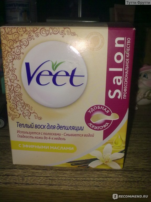 Теплый воск для депиляции veet с ароматом жасмина 250 мл как пользоваться