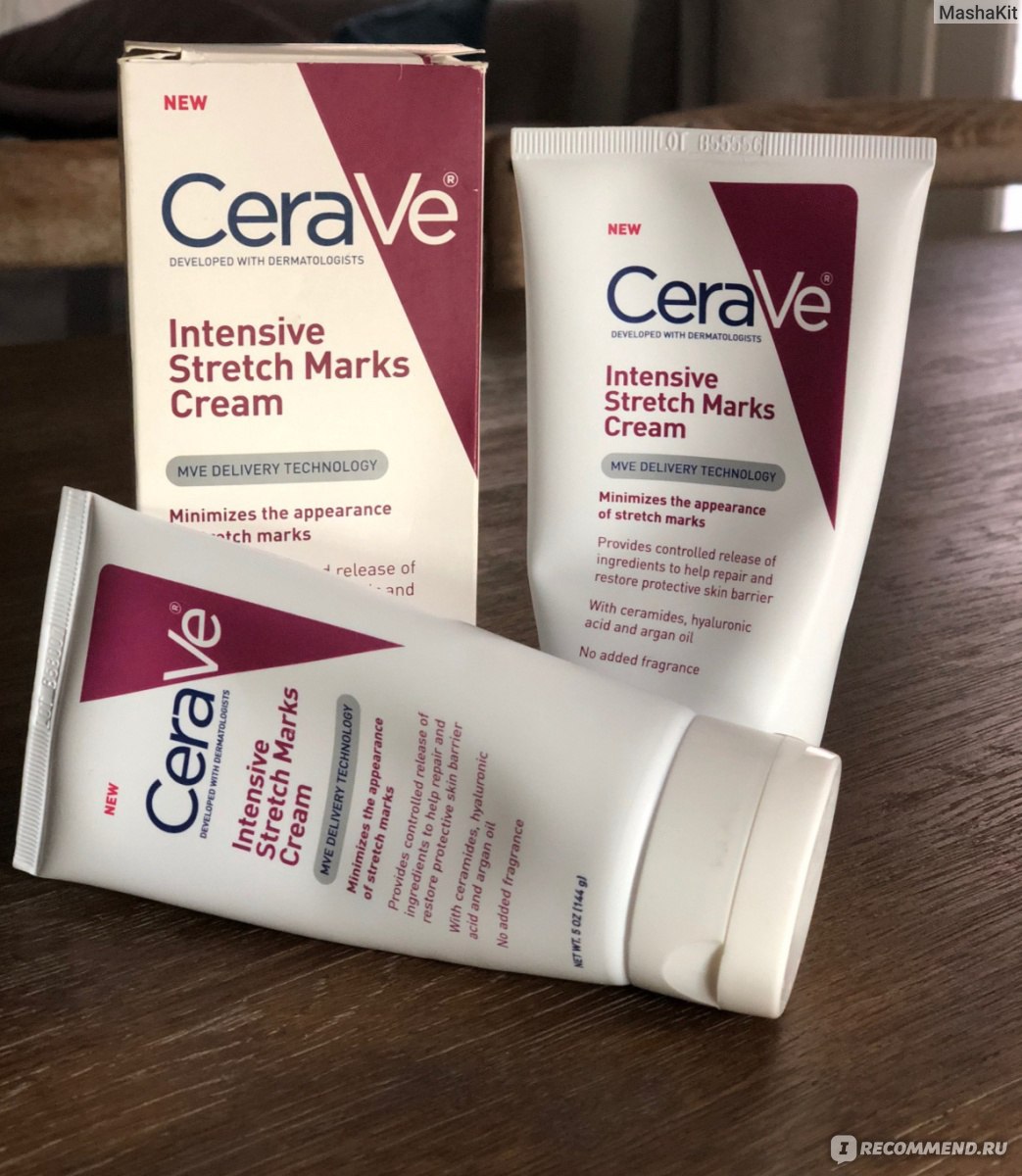 Крем против растяжек CeraVe Intensive Stretch Marks Cream фото.