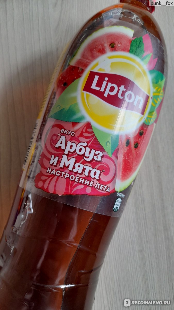 Чайный напиток Lipton Арбуз и мята - «Неплох для разнообразия» | отзывы