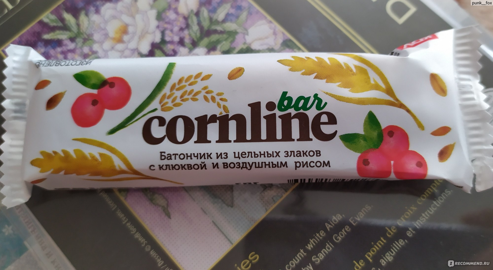 Батончики с воздушным рисом. Батончик Cornline Bar с клюквой. Злаковые батончики KDV. Батончики воздушный рис и клюква. Злаковый батончик с клюквой.