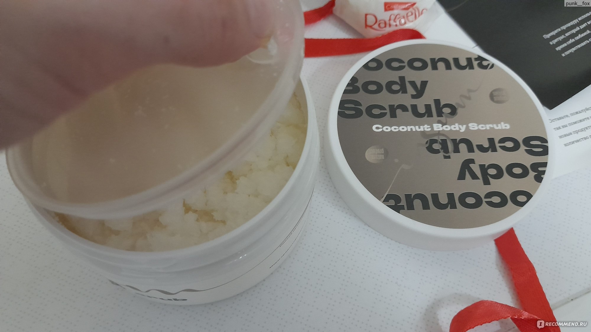 Солевой скраб для тела Insum кокосовый фото