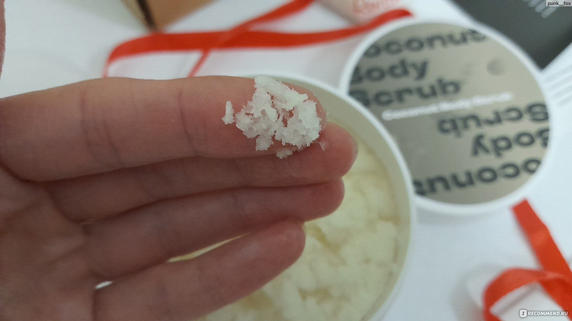 Солевой скраб для тела Insum кокосовый фото