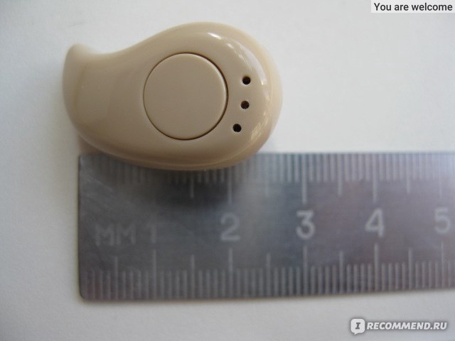 Мини Bluetooth наушник Getihu S530 размер