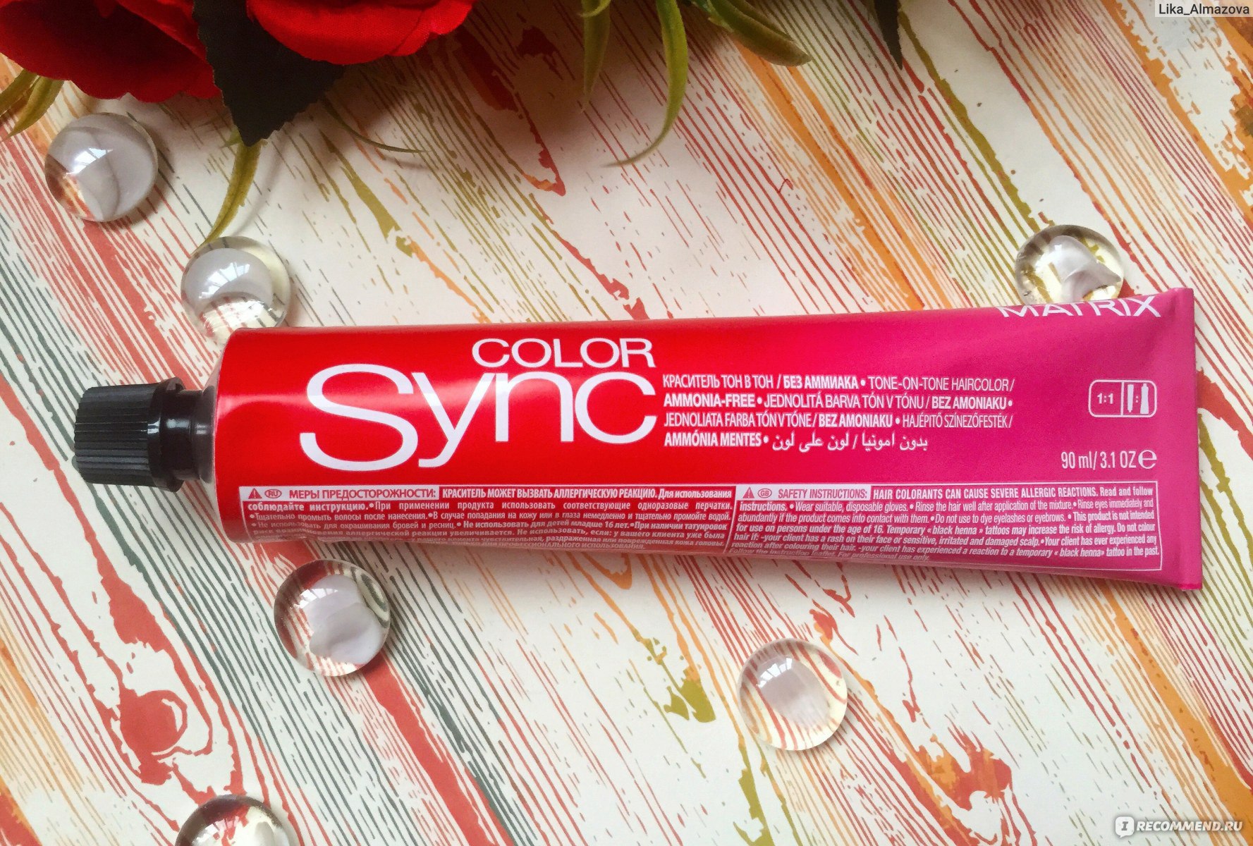 Краска для волос matrix color sync 9mm