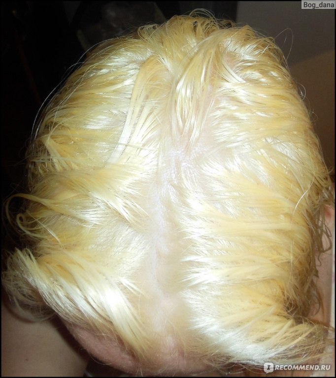 Как осветлить волосы порошком ollin