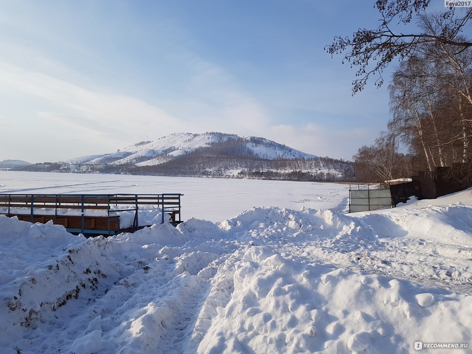 Якты-Куль озеро банное зима