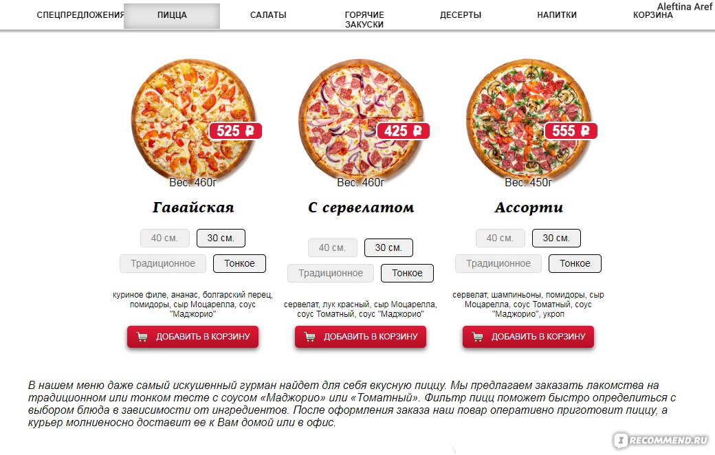 Сколько готовить пиццу на толстом тесте