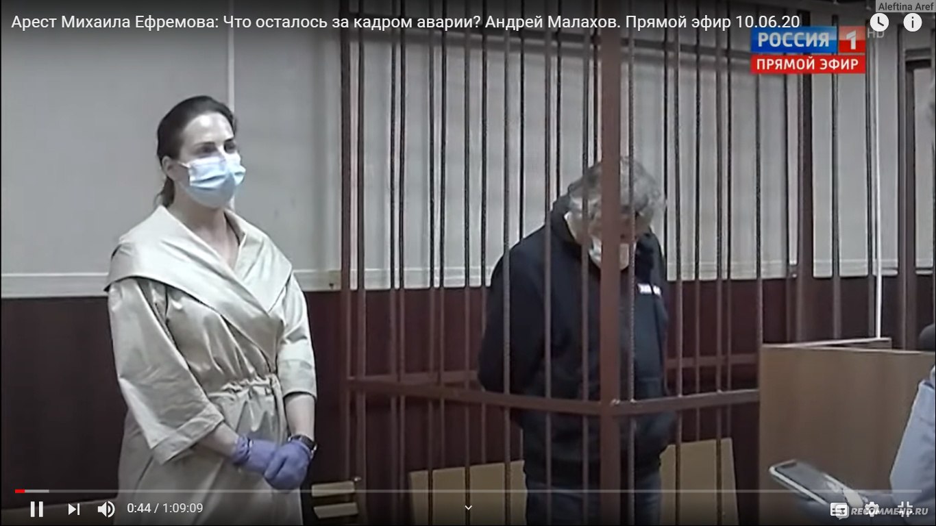 Арест Михаила Ефремова