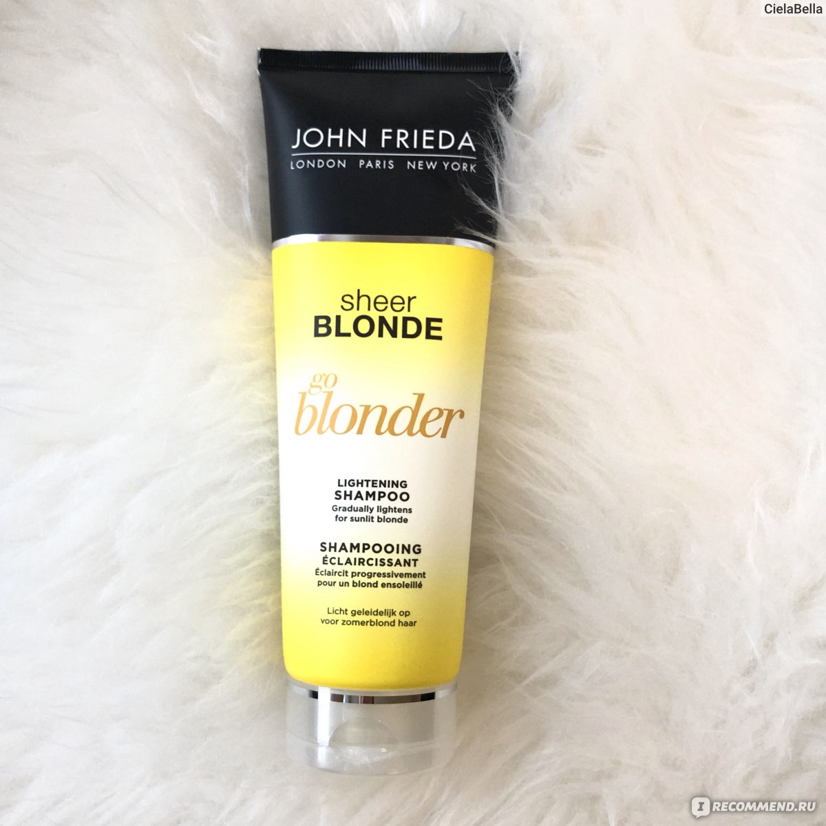 Sheer blonde. John Frieda шампунь Sheer blonde go blonder. Осветляющий шампунь John Frieda. John Frieda Sheer blonde шампунь холодный блонд. Осветляющий шампунь для брюнеток.