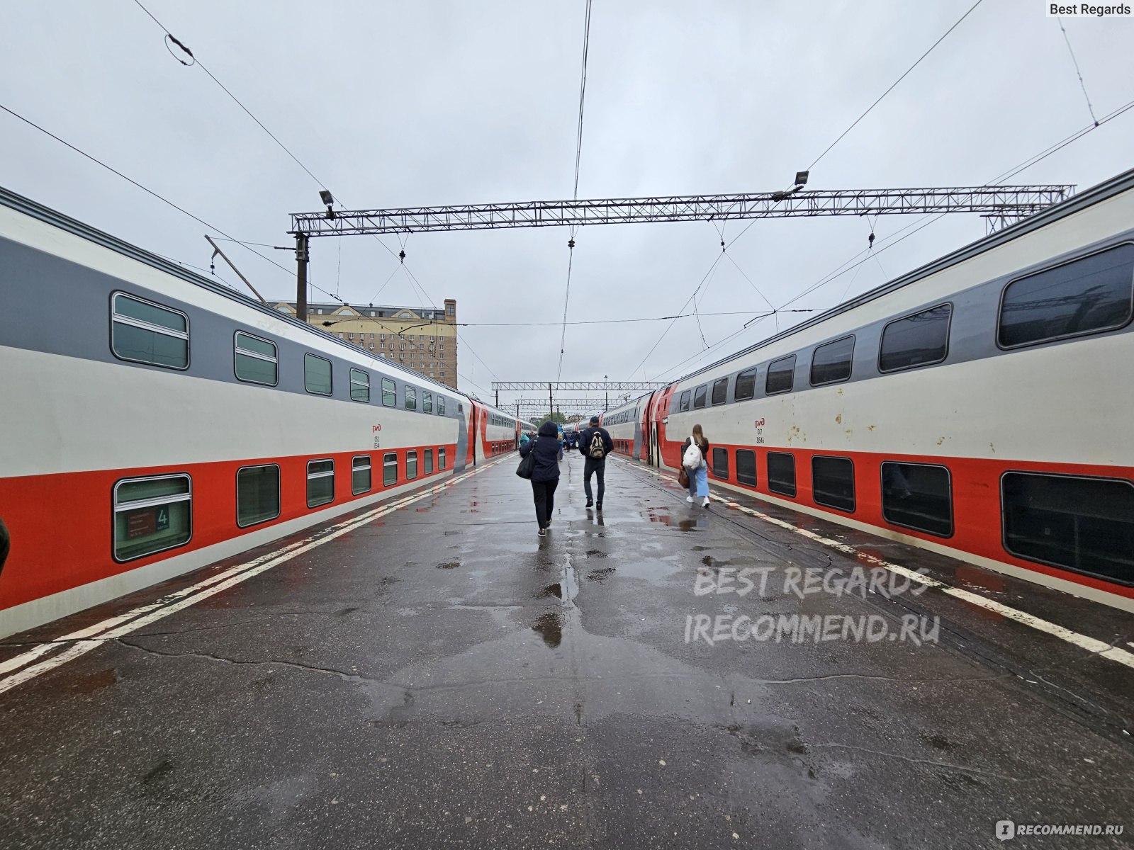 Двухэтажный поезд 003/004 Кисловодск-Москва/Москва-Кисловодск - «Фирменный  поезд 