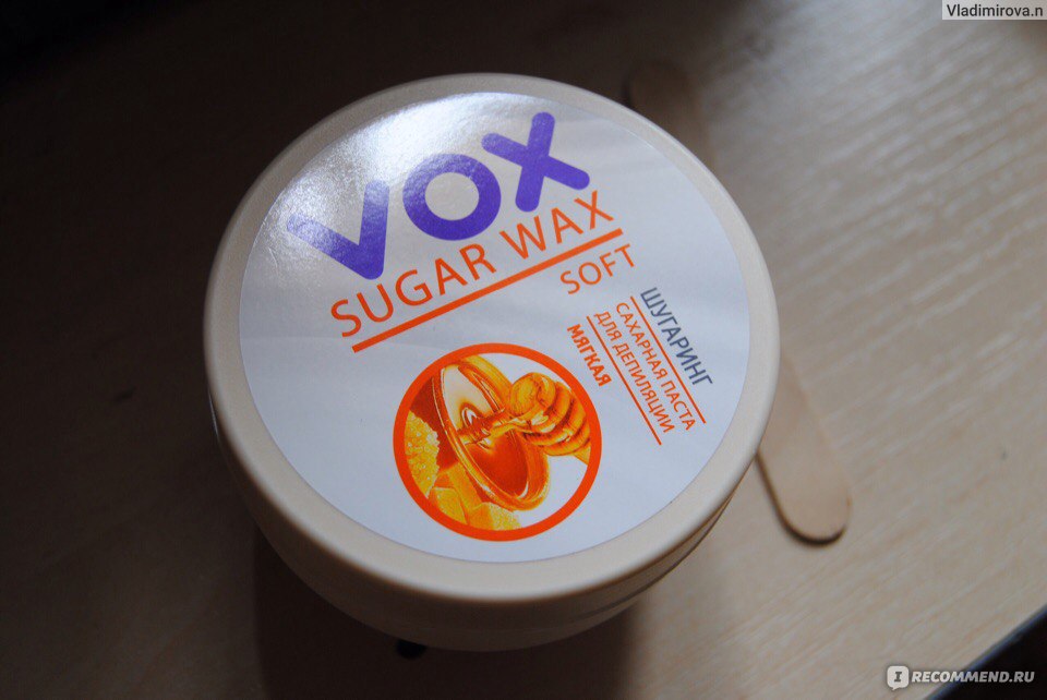 Паста для депиляции шугаринг vox сахарная 250 мл способ применения