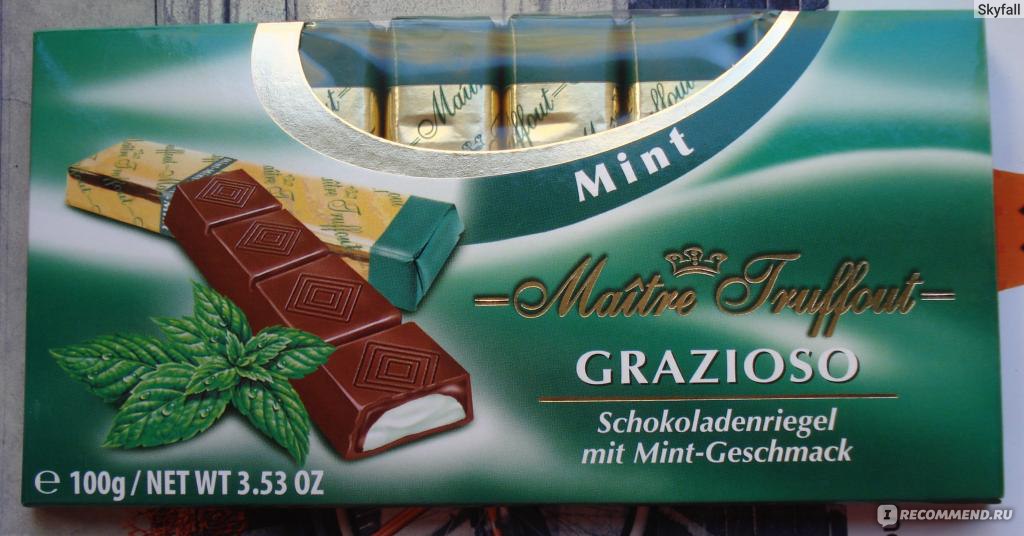 Шоколад с мятой купить. Шоколад Maitre Truffout молочный. Chocolate Mint Maitre Truffout. Немецкий шоколад с мятой. Шоколад с мятой Германия.