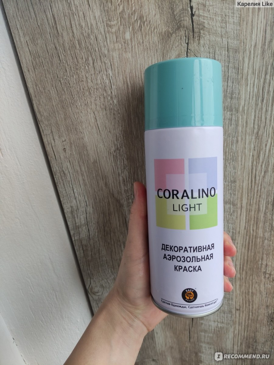 Аэрозольная краска в баллончиках Coralino light белый иней - «Эффект цвет  не совпал с моими ожиданиями» | отзывы