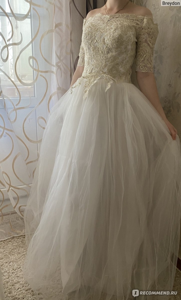 Свадебное платье AliExpress CH9041910, цвет белой/слоновой кости