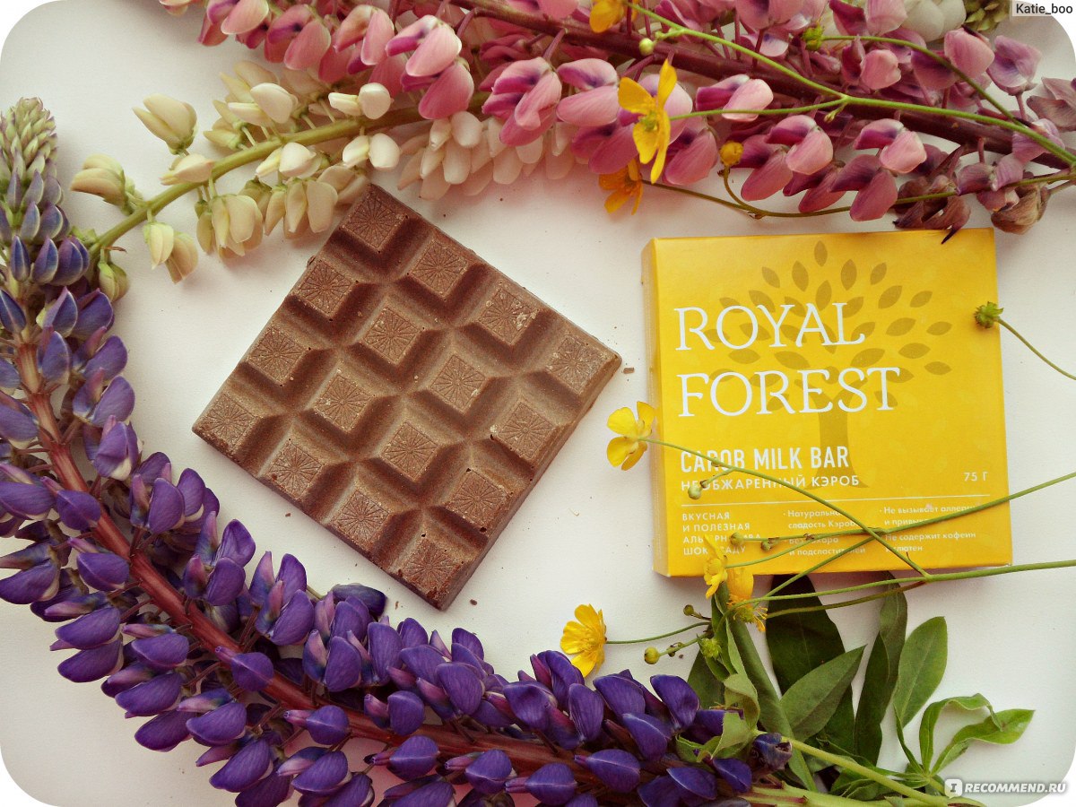 Royal Forest Горький шоколад Carob