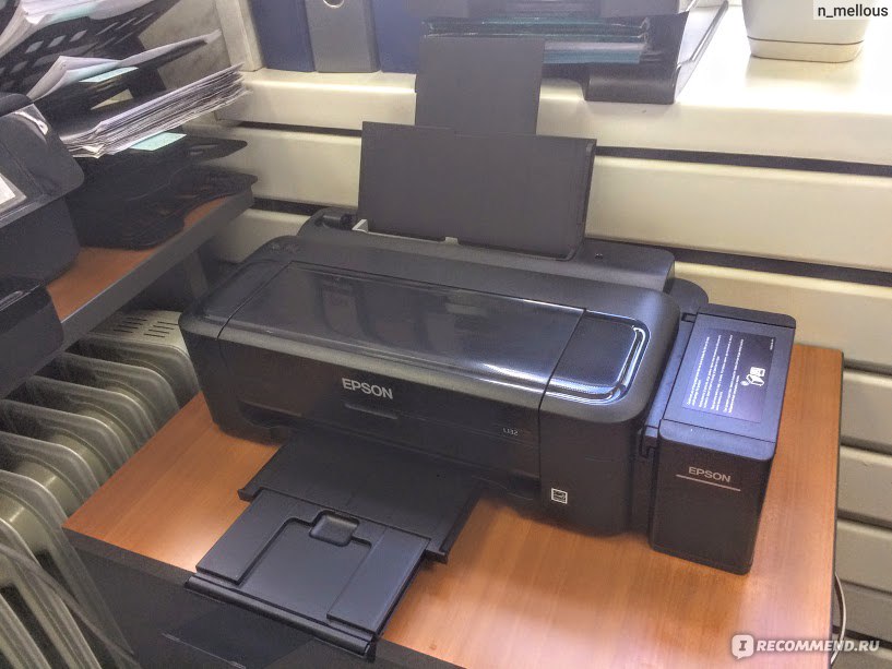 Принтер Epson не печатает черный цвет