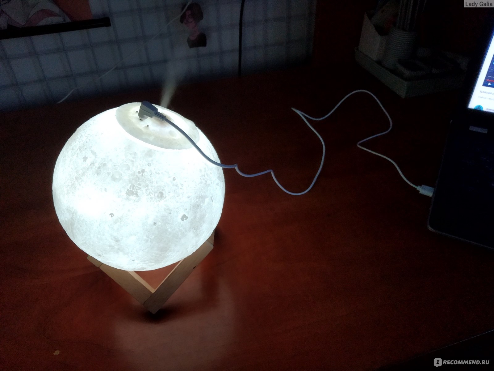 Увлажнитель воздуха Aliexpress Moon Light Humidifier фото