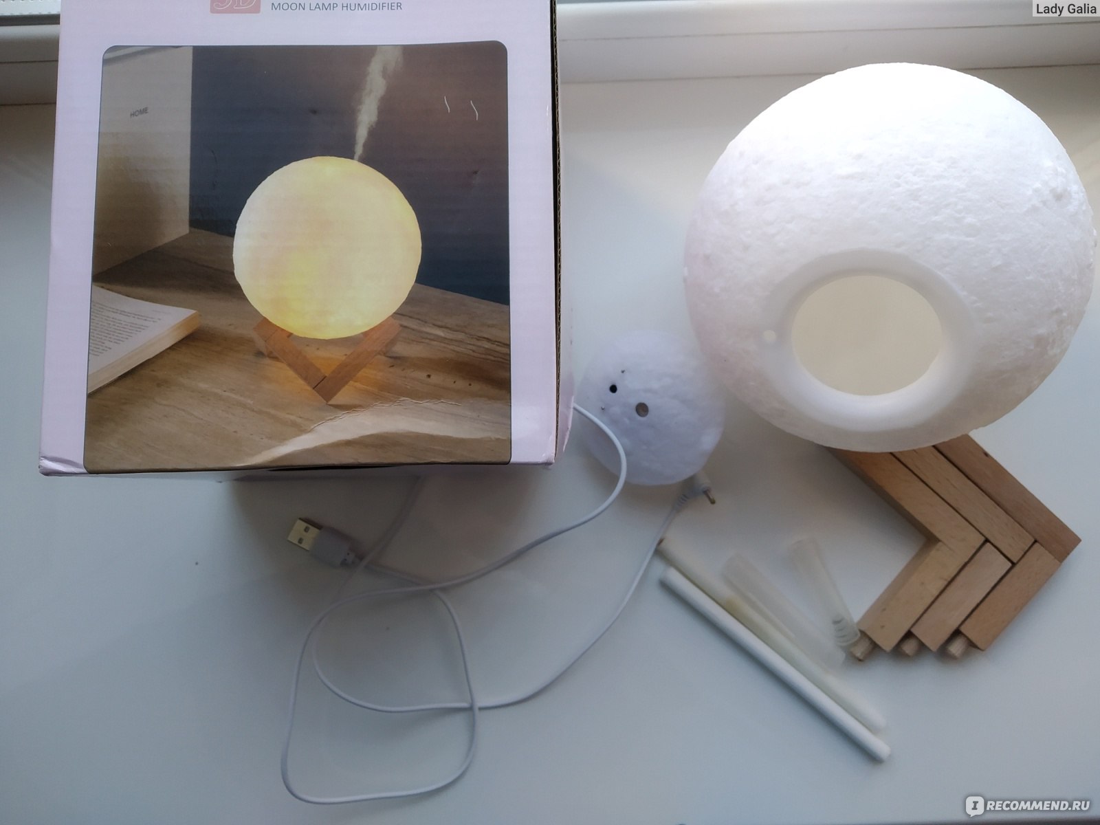 Увлажнитель воздуха Aliexpress Moon Light Humidifier фото