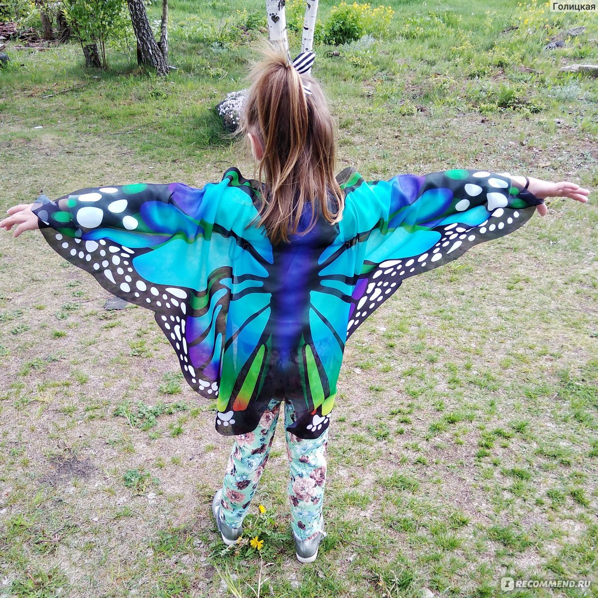 Как сшить костюм бабочки для девочки своими руками, из чего сделать крылья