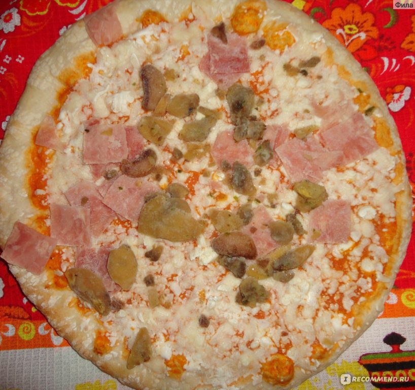 Пицца Valpizza с ветчиной и грибами фото