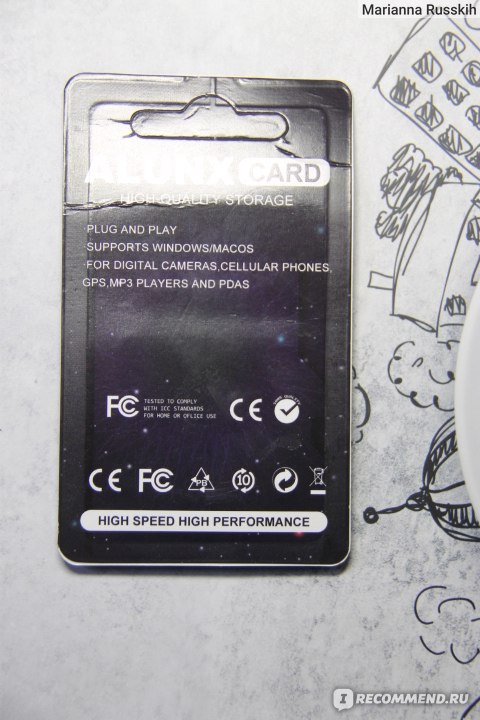 Карта памяти MicroSD ALUNX CARD High-Quality Storage фото
