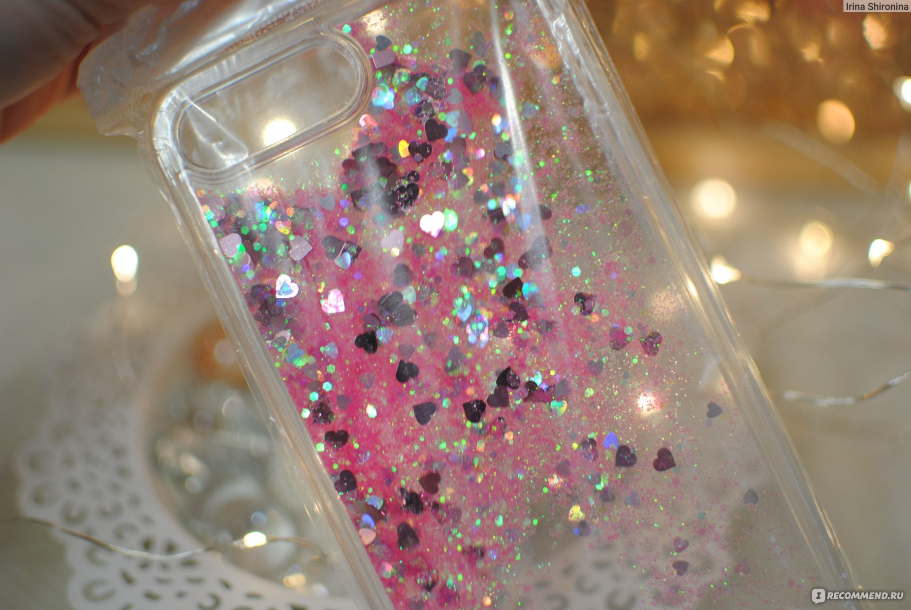 Чехол для телефона Aliexpress Fashion Liquid Glitter Sand Mobile Phone  Cases For iphone 6 6s 5 5s SE 7 8 Plus X XR XS Heart Sequins Dynamic  Plastic Soft Edge - «Сорока