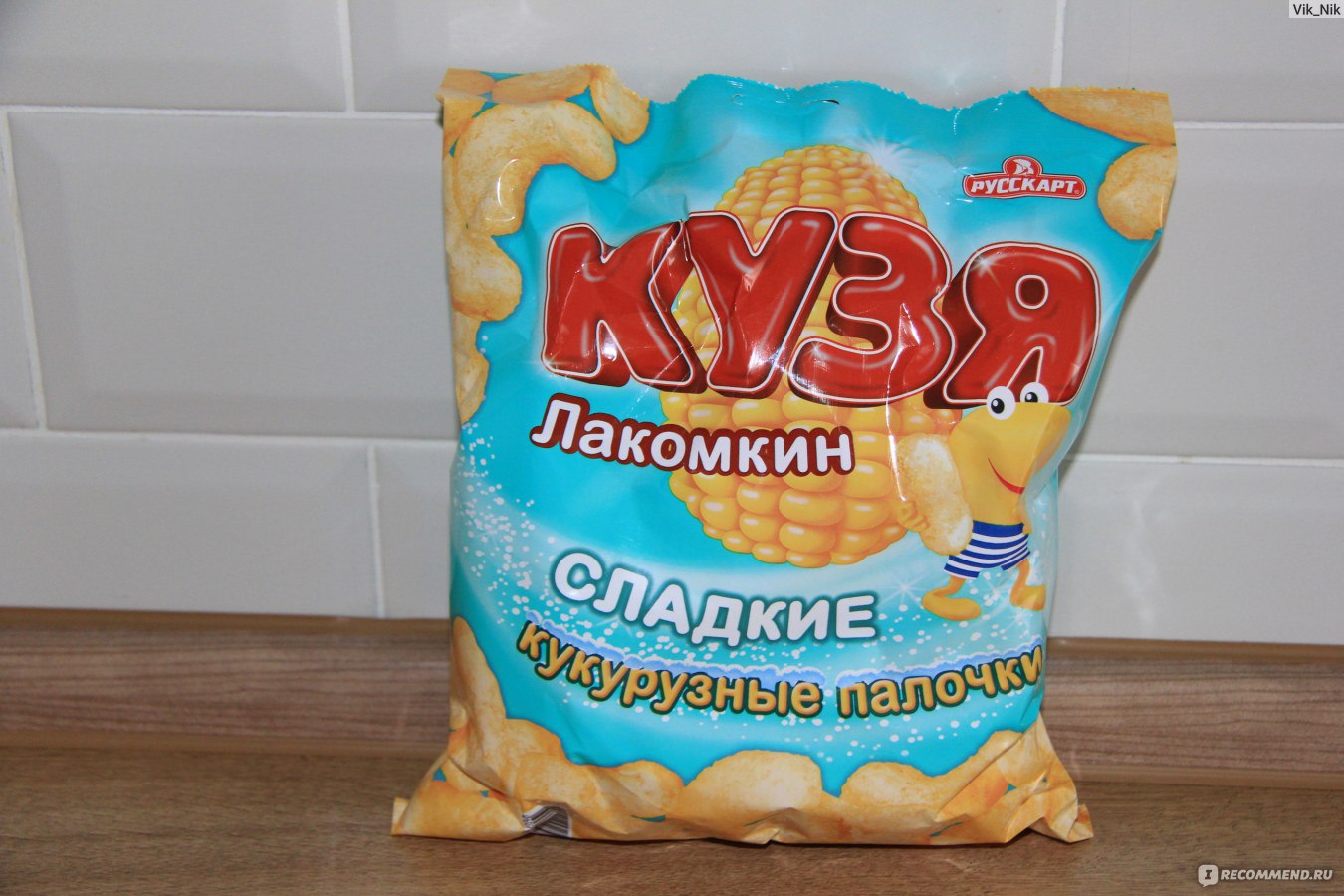 Кукурузные палочки Кузя 85 гр