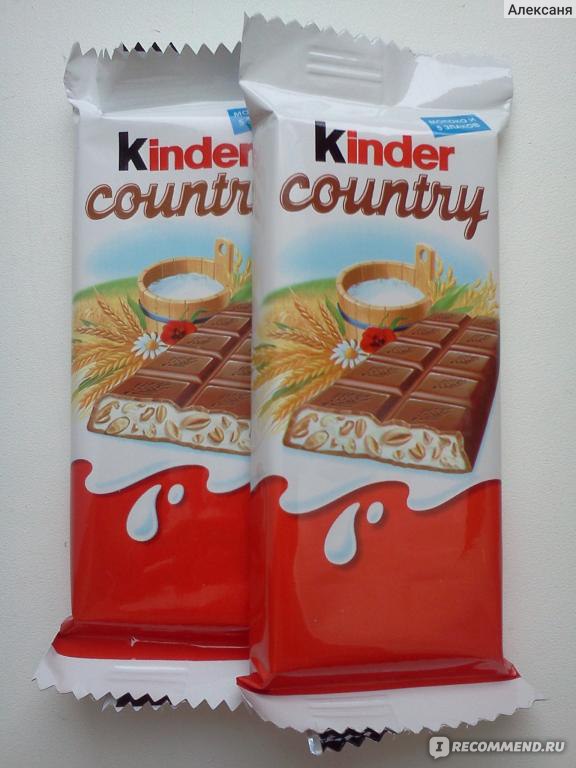 Kinder Country калорийность