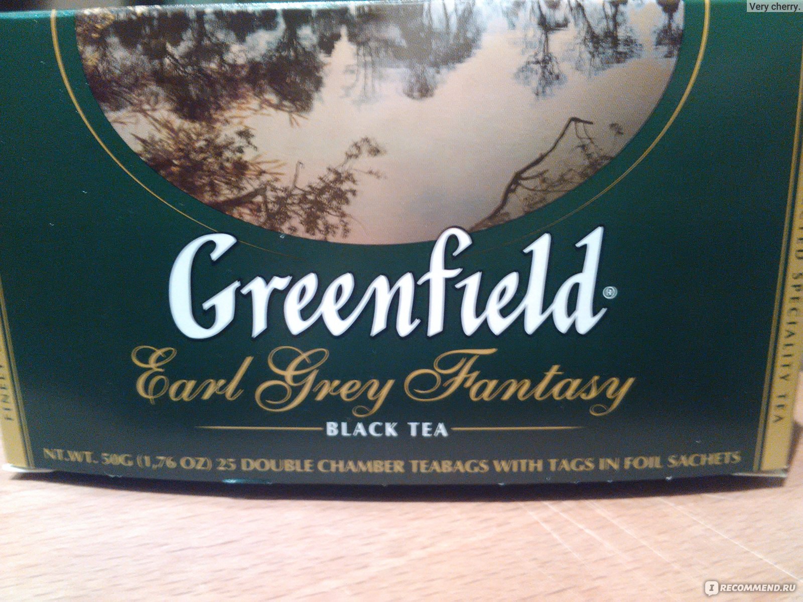 Чай Гринфилд с бергамотом в пакетиках