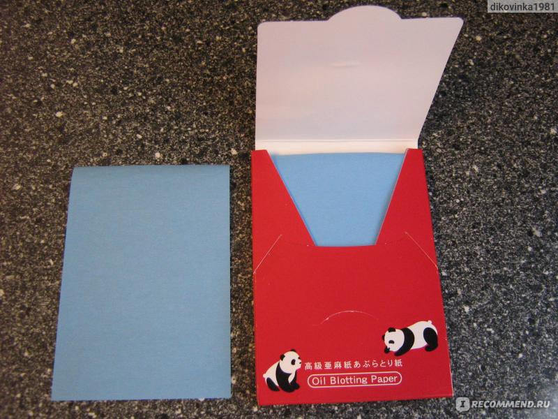 Матирующие салфетки Katani Oil Blotting Paper (Powdered) фото