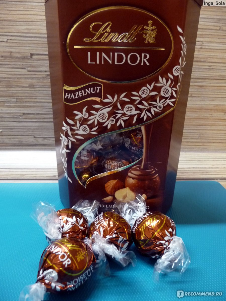 Lindt Lindor фантик