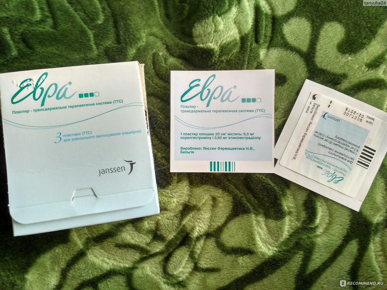 Контрацептивный гормональный пластырь Евра (Evra) - «Гормональный .