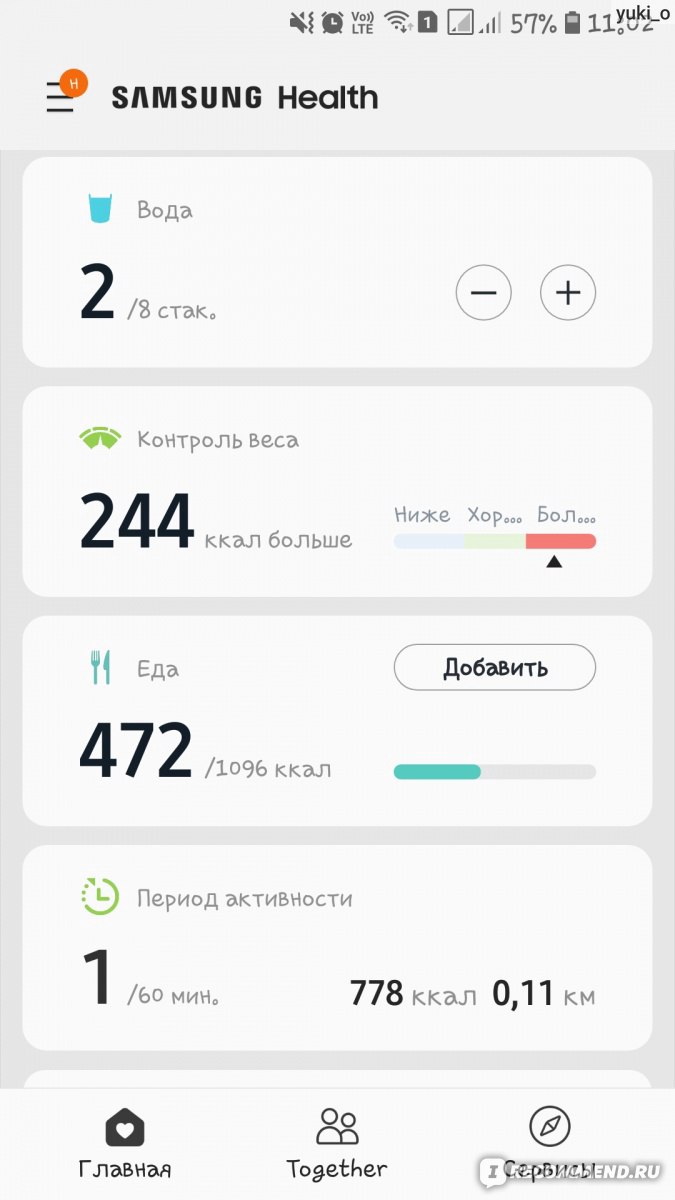 Компьютерная программа Samsung Health для Android - «Лучшее приложение для  фитнеса и подсчета калорий» | отзывы