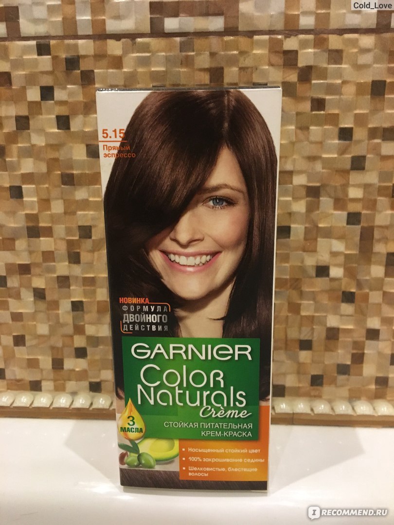 Цвет пряный эспрессо на волосах фото