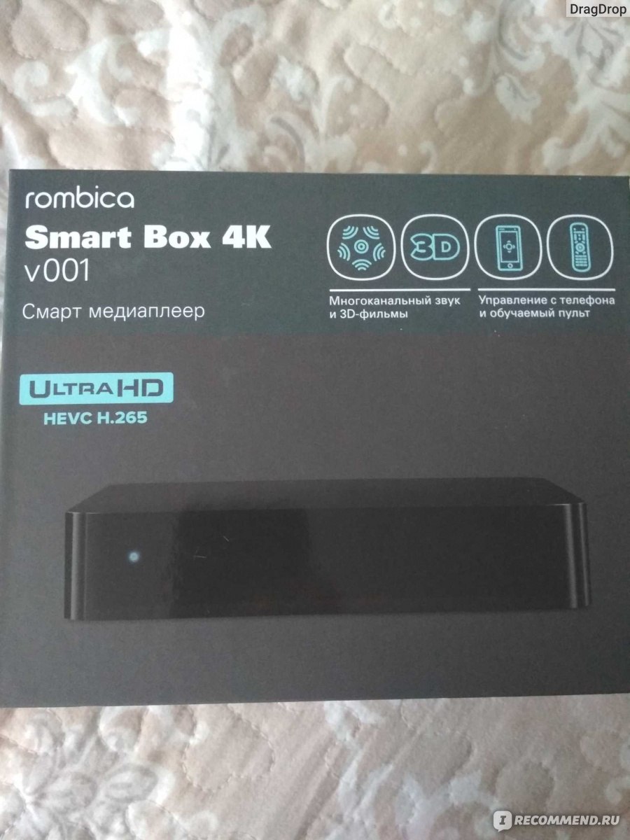 Мультимедийный проигрыватель Rombica Smart Box 4K v001 - «Довольно  посредственный медиаплеер» | отзывы