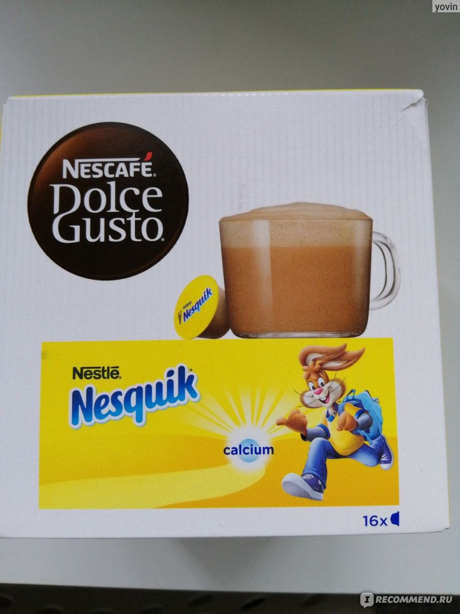 КАПСУЛЫ для кофе-машин с капсульной системой Dolce Gusto Nesquik - «Dolce  Gusto Nesquik - это вкусный какао, который готовит кофемашина!» | отзывы