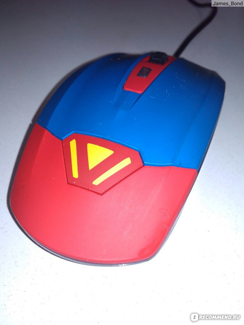 Компьютерная мышь Cyber Brand Retail CM 833 Superman Blue-Red USB -  «Почувствуйте себя суперменом с супер-мышью! :)» | отзывы