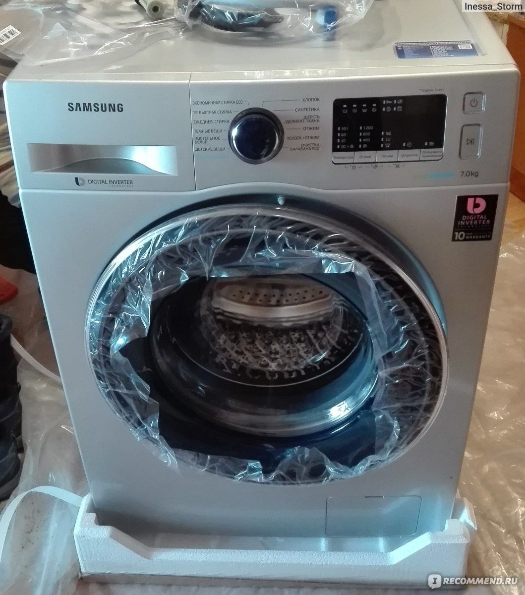 Отзывы о стиральной машине Samsung с дозагрузкой белья
