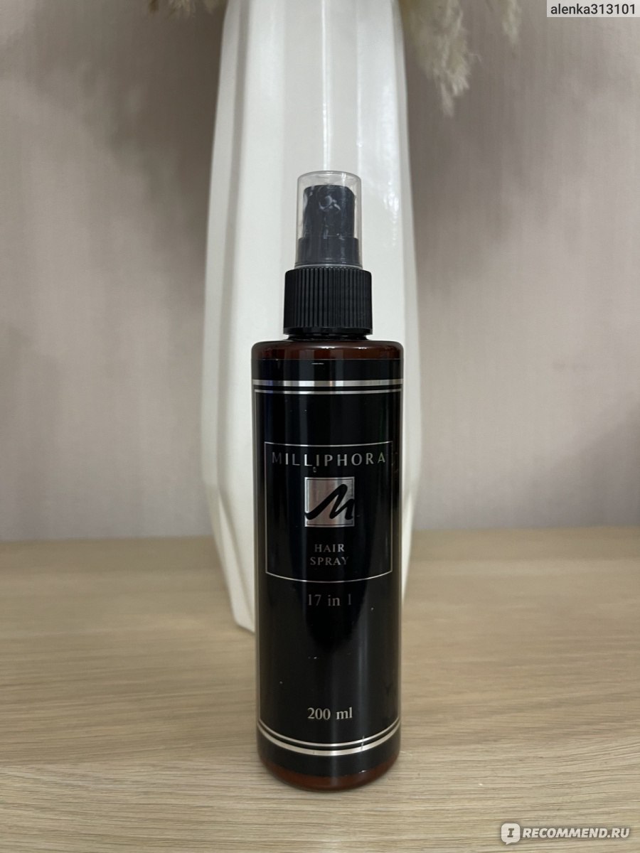 Спрей для волос MILLIPHORA Спрей-термозащита 17в1 - «Лучшая термозащита ...